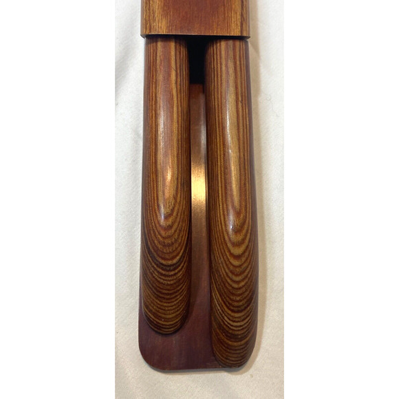 2PC ShurEdge Knife Slicer Carver Robeson Gourmet Cutlery Wooden Case Carving Set - Picture 10 of 10